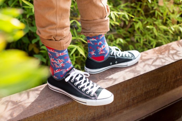 Happy Socks - Calze Aloha Sock - Blu - immagine 4