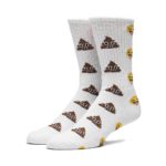 HUF - Calze Shit Head Crew Sock - White