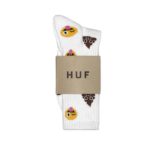 HUF - Calze Shit Head Crew Sock - White - immagine 3