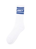 Obey Calze Cooper Socks - White/Navy
