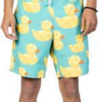 Neff - Geo Duck Hot Tub Shorts - Teal