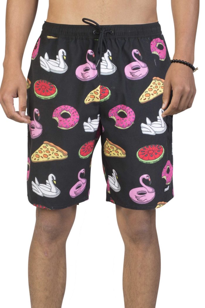 Neff - Pool Party Hot Tub Shorts - Black - immagine 2