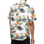 DGK - Camicia Mixtape Floral Button Up Shirt - White - immagine 3