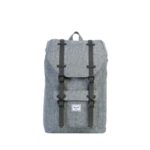 Herschel - Zaino Little America Backpack Mid-Volume - Raven Crosshatch