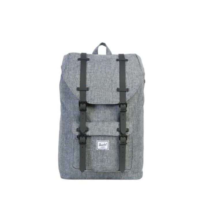 Herschel - Zaino Little America Backpack Mid-Volume - Raven Crosshatch - immagine 2