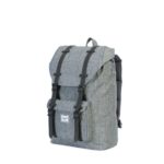 Herschel - Zaino Little America Backpack Mid-Volume - Raven Crosshatch - immagine 4