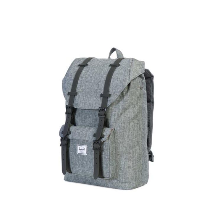 Herschel - Zaino Little America Backpack Mid-Volume - Raven Crosshatch - immagine 4
