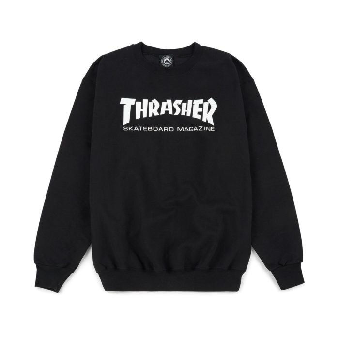 Thrasher Magazine - Felpe Skatemag Crewneck - Black - immagine 2