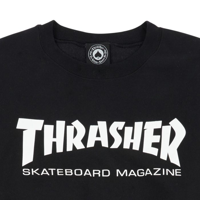 Thrasher Magazine - Felpe Skatemag Crewneck - Black - immagine 4