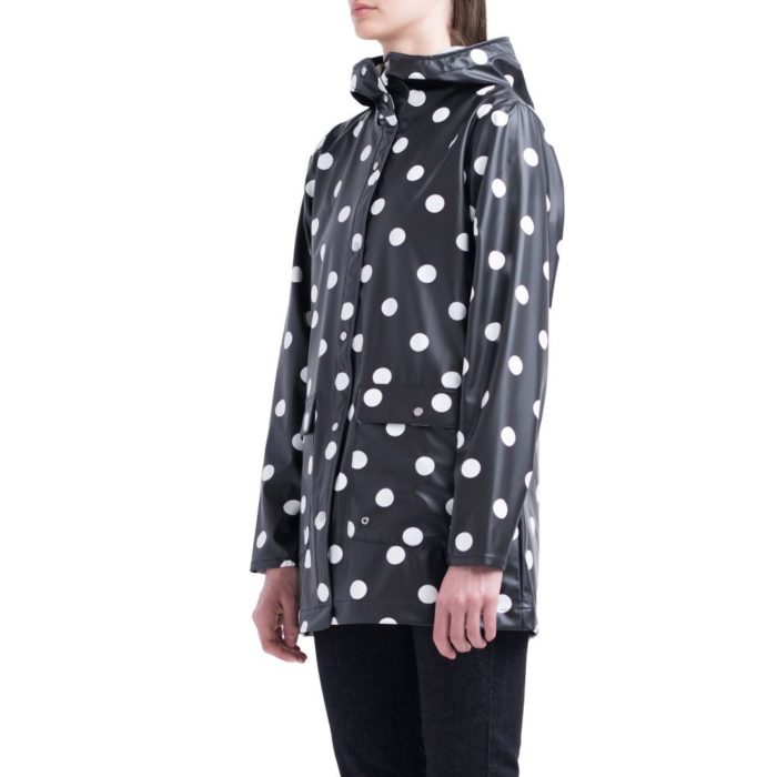 Herschel - Giacca Forecast Parca Donna - Black/Polca Dots - immagine 4