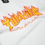 Thrasher - T-Shirt Flame - White - immagine 3