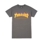 Thrasher - T-Shirt Flame - Chorcoal