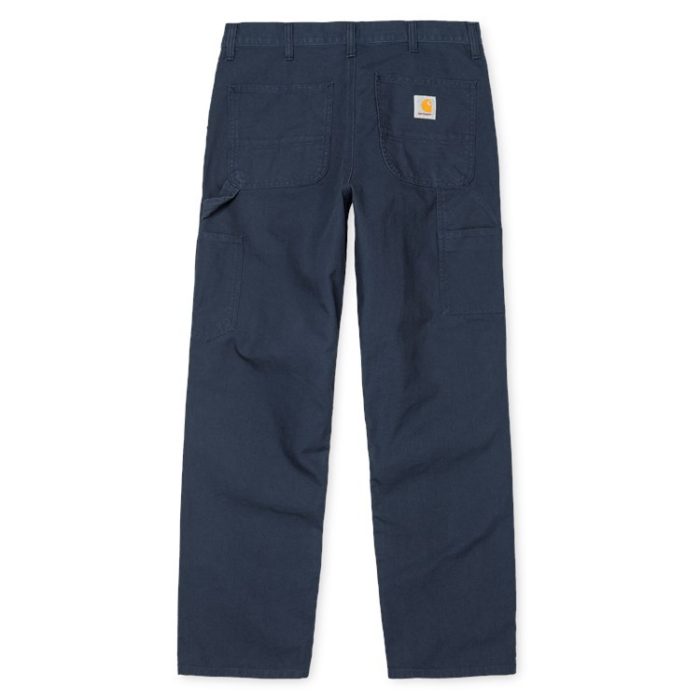 Carhartt - Pantalone Single Knee Pant - Navy Rinsed - immagine 2