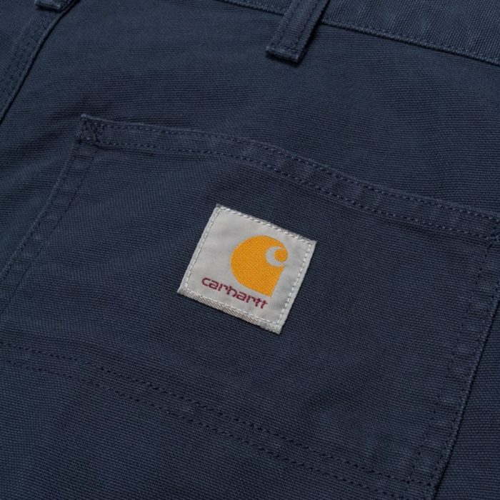 Carhartt - Pantalone Single Knee Pant - Navy Rinsed - immagine 4