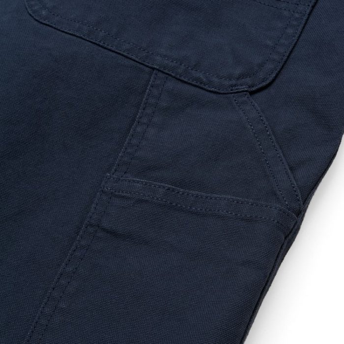 Carhartt - Pantalone Single Knee Pant - Navy Rinsed - immagine 5