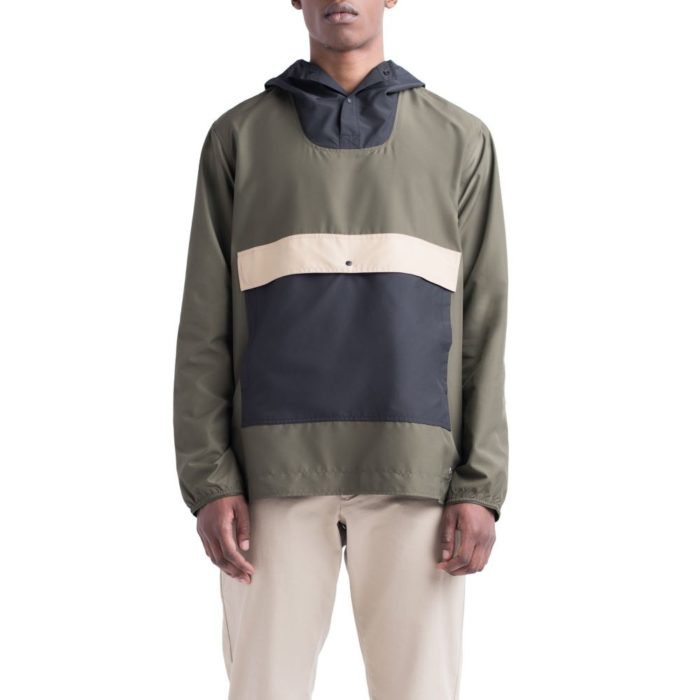 Herschel - Giacca Voyage Anorak Uomo - Forest/Black - immagine 3