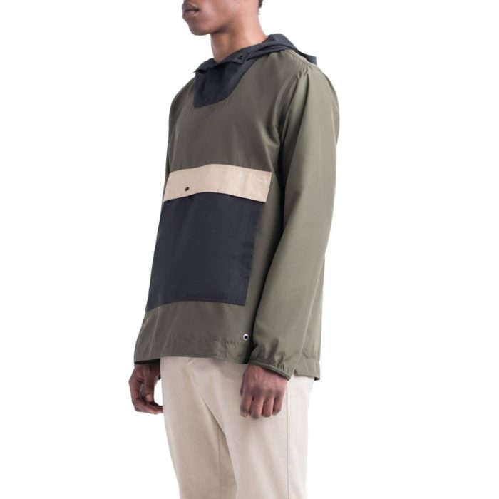 Herschel - Giacca Voyage Anorak Uomo - Forest/Black - immagine 4