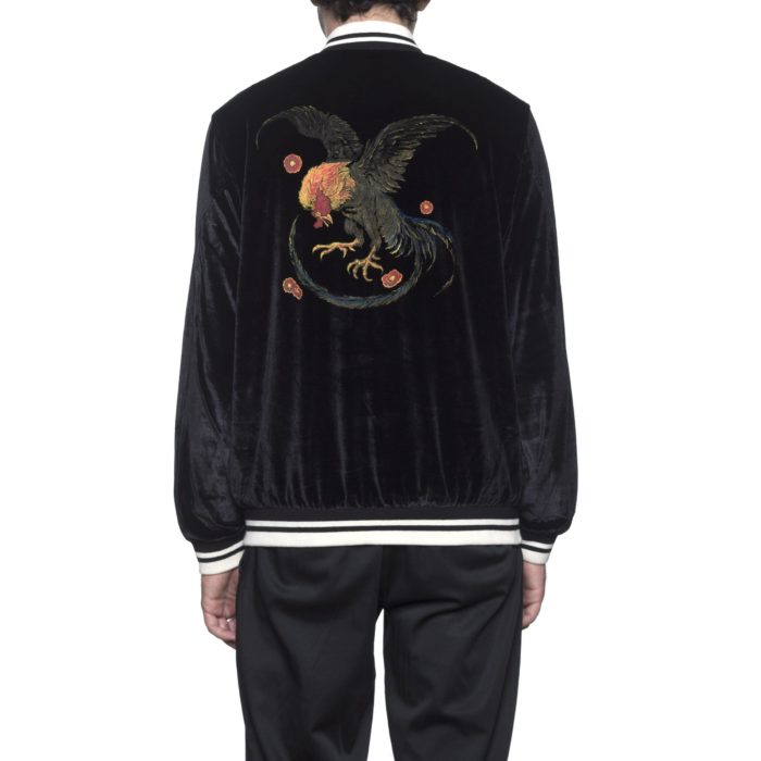 HUF - Giacca Wild Cock Bomber Jacket - Black - immagine 2