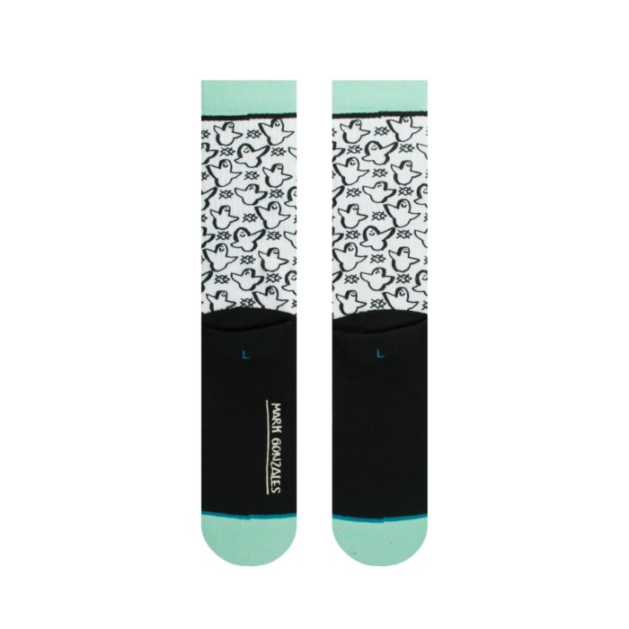 Stance - Calze Ghost Mark Gonzales - White - immagine 4