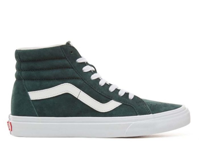 Vans - Sk8-Hi Reissue - (Pig Suede) Darkest Spruce/True White - immagine 2