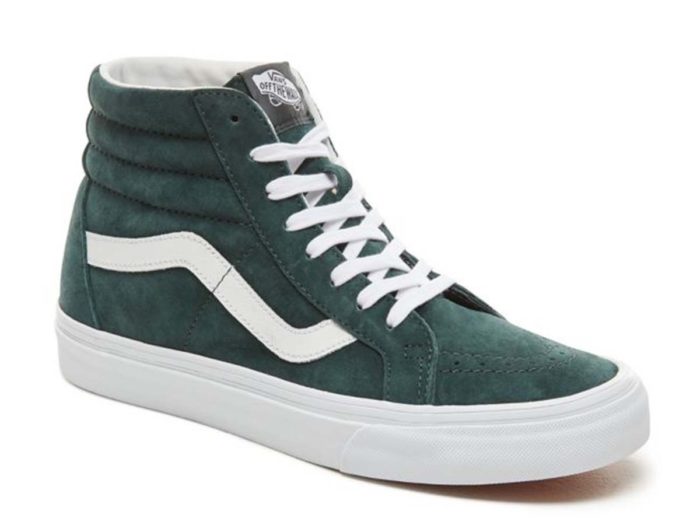 Vans - Sk8-Hi Reissue - (Pig Suede) Darkest Spruce/True White - immagine 3