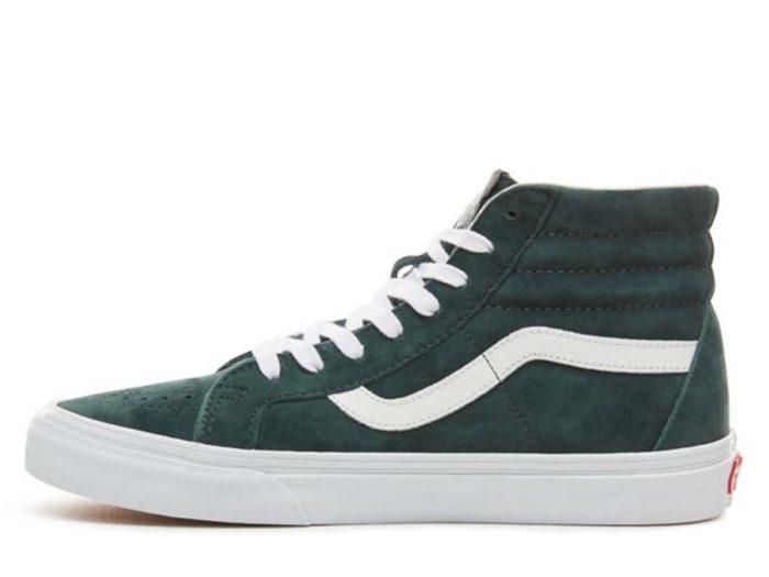 Vans - Sk8-Hi Reissue - (Pig Suede) Darkest Spruce/True White - immagine 4