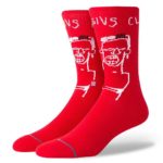Stance x Basquiat - Calze Basquiat Cassius - Red
