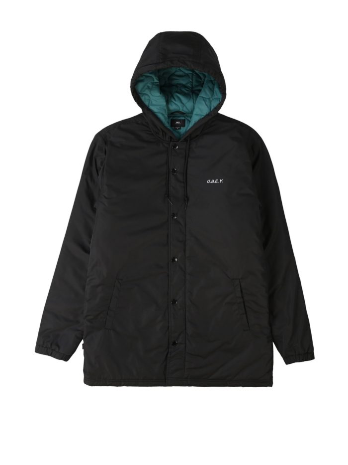 Obey - Giacca Singford Parka - Black - immagine 2
