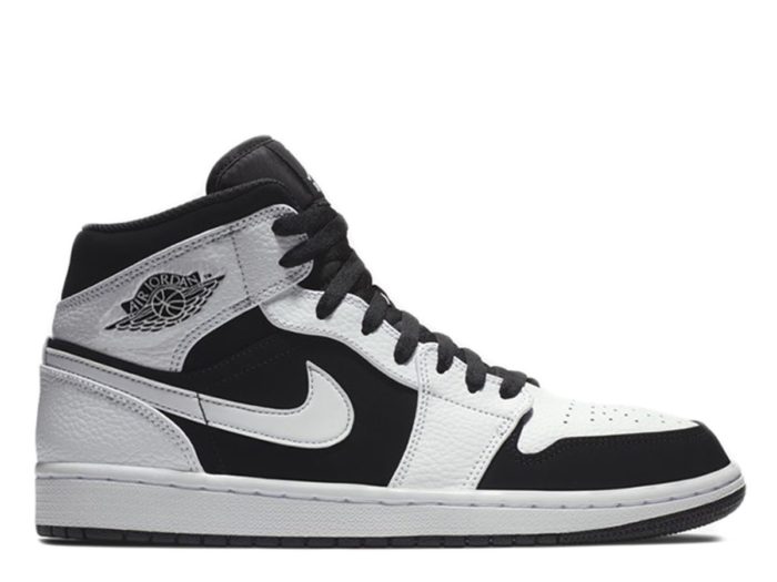 Nike Air Jordan 1 Mid - White/Black-White - immagine 2