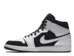 Nike Air Jordan 1 Mid - White/Black-White - immagine 4