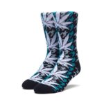 HUF - Calze Houndstoolh PL Crew Socks - Tropical Green