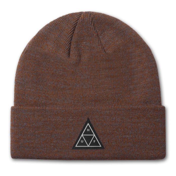 HUF - Cappellino Triple Triangle Beanie - Terra Cotta - immagine 2