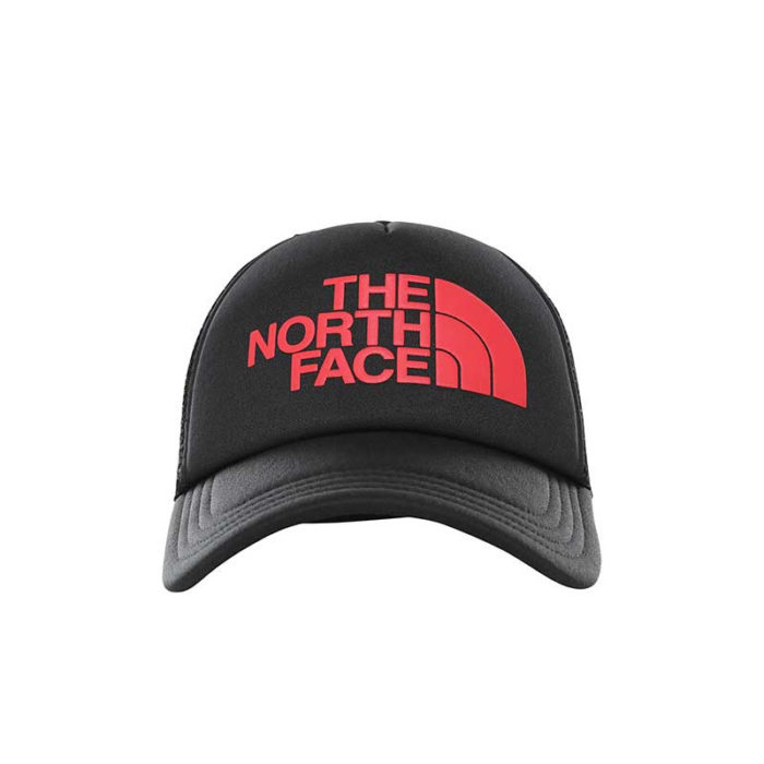 The North Face Cappello Logo Trucker - Black/Red - immagine 2