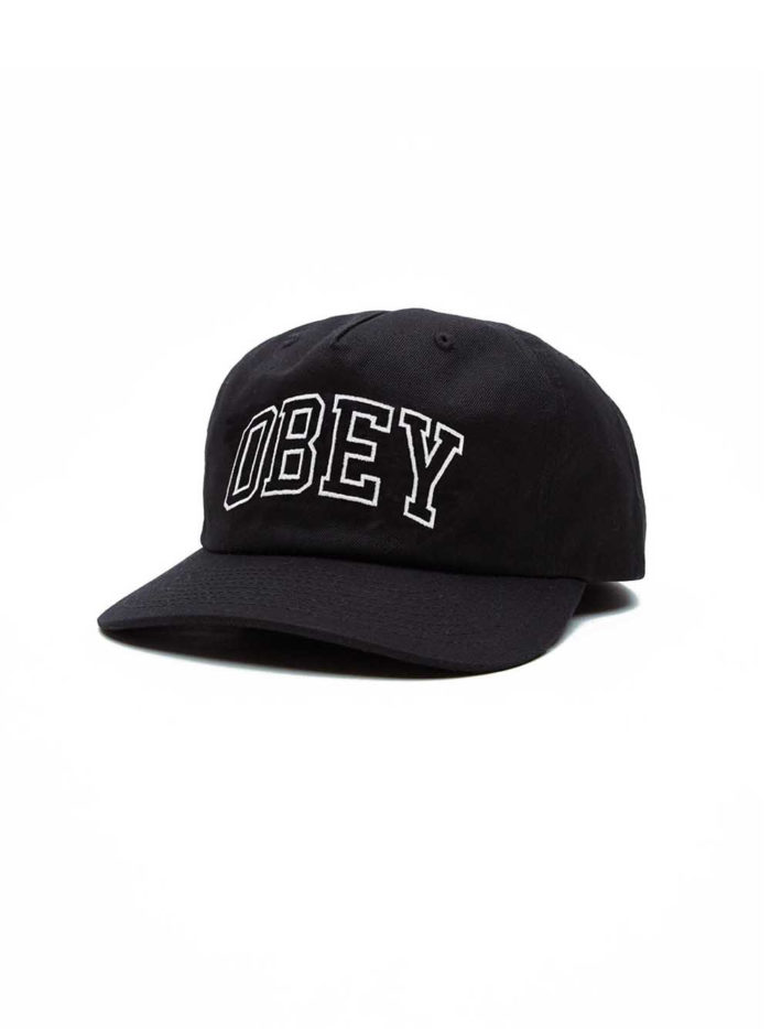 Obey Cappello Dropout Snapback - Black - immagine 2
