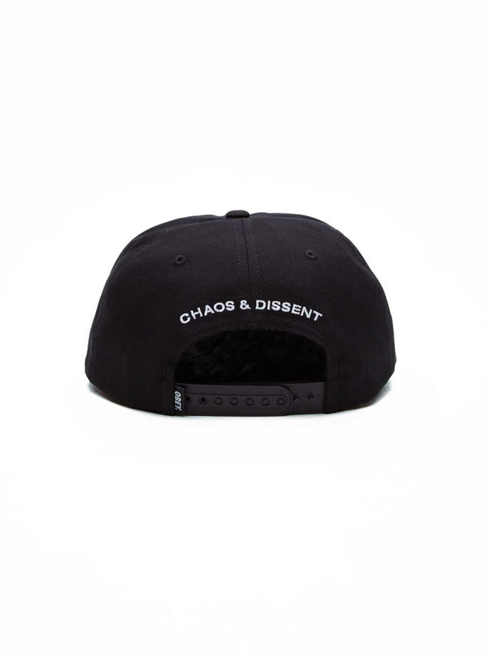 Obey Cappello Dropout Snapback - Black - immagine 3