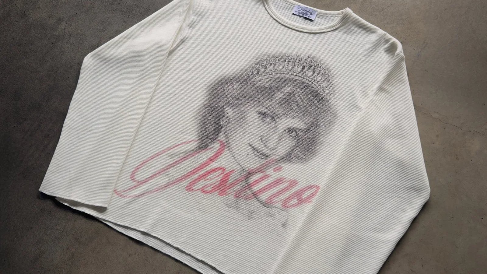 Maglia Formy Studio con grafica Lady Diana